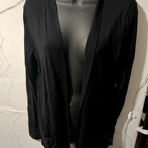 Basic black cardigan